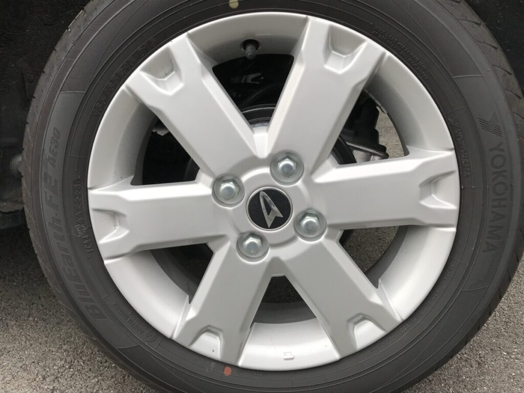 ダイハツ電動ブレーキ車ホイール